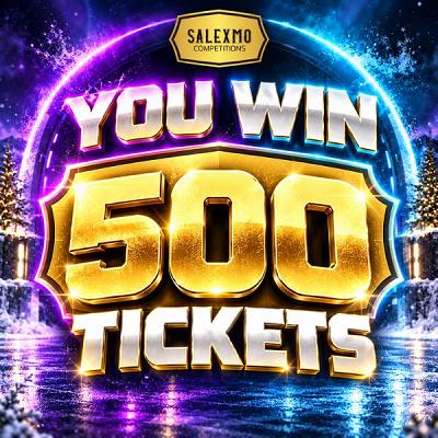 500 TICKETS INTO THE CAR COMP 