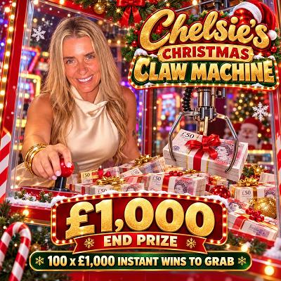 WIN £1,000 CASH INSTANTLY, PLUS £1000 CASH END PRIZE 10/12/26